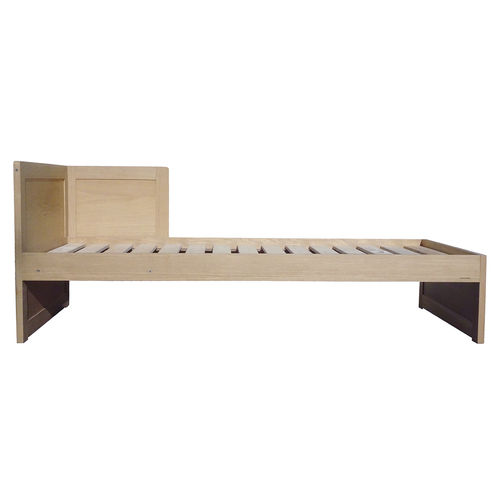 Lit simple - ETERNITY - Nonjetable - contemporain / avec tête de lit / avec base de rangement