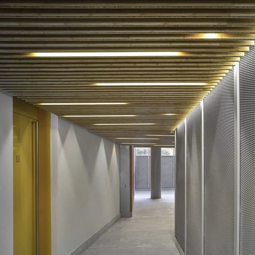 Faux-plafond en bambou - GUBI-SLATS - Grupo GUBIA - en lames / pour salle de conférence / d'intérieur