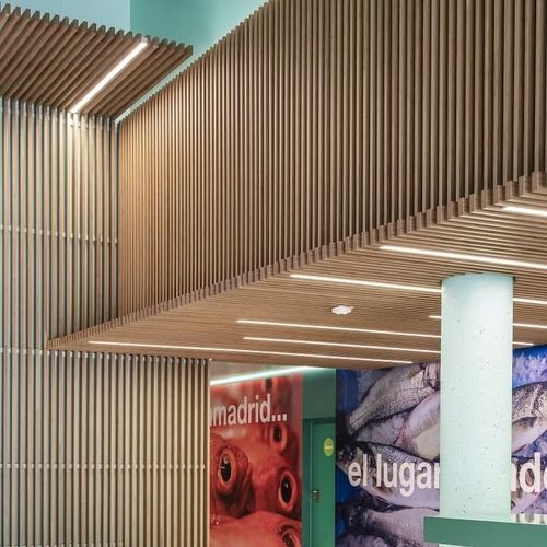 Faux-plafond en bambou - BVCV - Grupo GUBIA - en lames / d'intérieur / acoustique