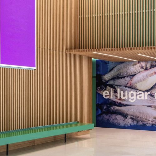 Banc contemporain - Grupo GUBIA - en bois / en métal / sans dossier
