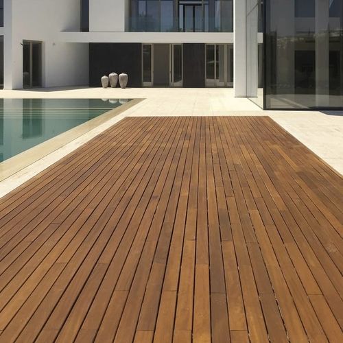 Revêtement de sol en bois - Grupo GUBIA - d'extérieur / pour terrasse / résidentiel