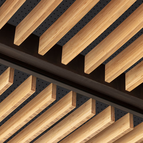 Plafond de lattes - GUBI_MASSIVE SLATS® - Grupo GUBIA - en bambou / en panneaux / d'intérieur