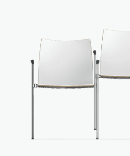 Chaise visiteur contemporaine - LYNX II - Casala - d'intérieur / en tissu / en hêtre