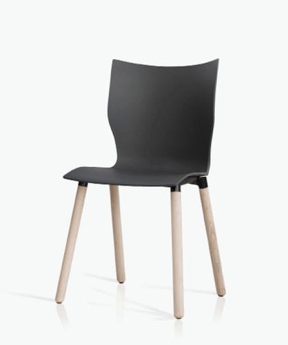 Chaise visiteur contemporaine - ONYX V - Casala - d'intérieur / en plastique / en mousse