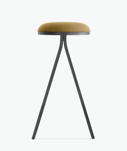 Tabouret de bar contemporain - DOTTI - Casala - avec piètement en acier à revêtement par poudre / tapissé / pour bureau