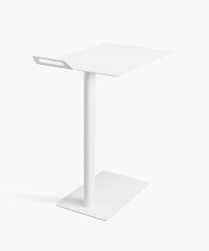 Table d'appoint contemporaine - TAIL - Casala - en acier à revêtement par poudre / avec piètement en acier / rectangulaire