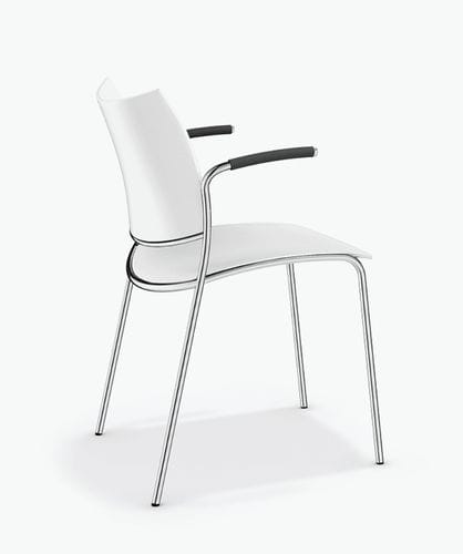 Chaise visiteur contemporaine - COBRA - Casala - d'intérieur / en tissu / en bois