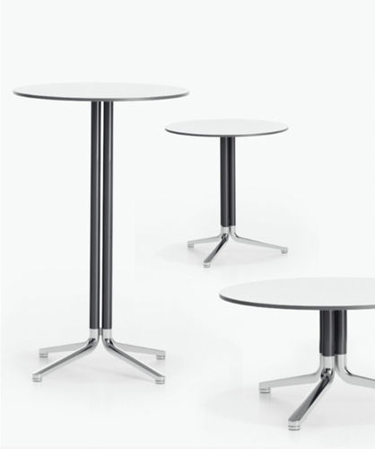 Table bistrot contemporaine - TEMO III-IV - Casala - en bois / avec piètement en métal / ronde