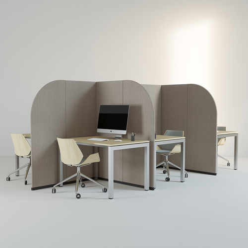 Séparateur d'espace en tissu - WALLSTREET - Casala - en MDF / pour open-space / d'intérieur