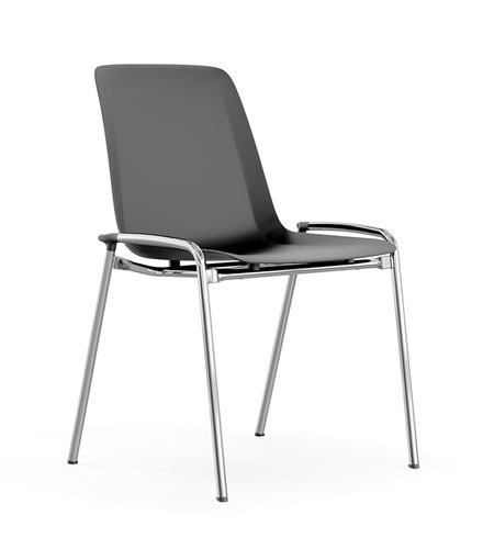 Chaise visiteur contemporaine - LYNX X1 - Casala - d'intérieur / en tissu / en plastique