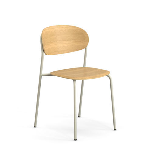 Chaise contemporaine - SENNA - Casala - d'intérieur / en tissu / en bois