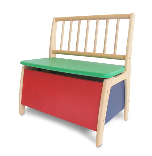 Banc contemporain - BAMBINO - Geuther - en bois / avec dossier / pour enfant