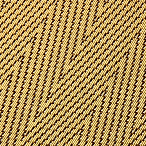 Maille métallique décorative - DT-1 - BANKER WIRE - en laiton / en bronze / en acier inoxydable