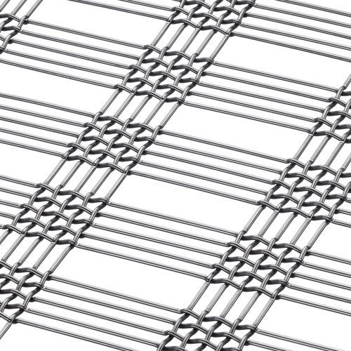 Maille métallique décorative - M55Z-2 - BANKER WIRE - en acier / en acier inoxydable / pour façade