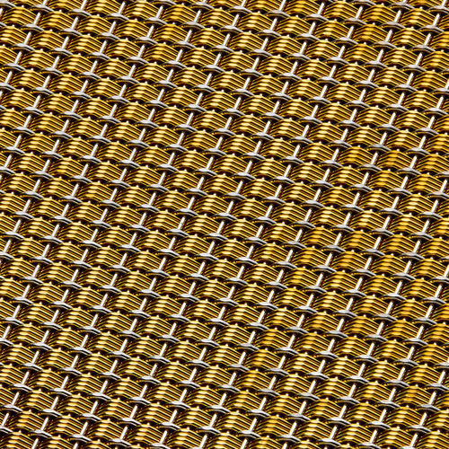 Maille métallique décorative - DS-24 - BANKER WIRE - en laiton / en inox / architecturale