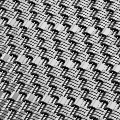 Maille métallique décorative - DS-67 - BANKER WIRE - en laiton / en bronze / en acier inoxydable