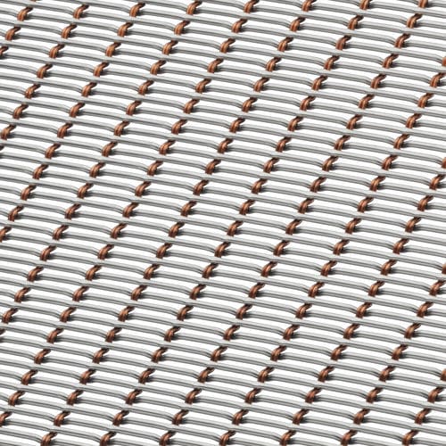 Maille métallique décorative - M12Z-28 - BANKER WIRE - en laiton / en acier / en bronze