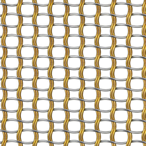 Maille métallique décorative - M12Z-41 - BANKER WIRE - en laiton / en acier / en bronze