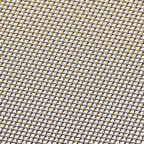 Maille métallique décorative - P-260 - BANKER WIRE - en laiton / en acier / en bronze