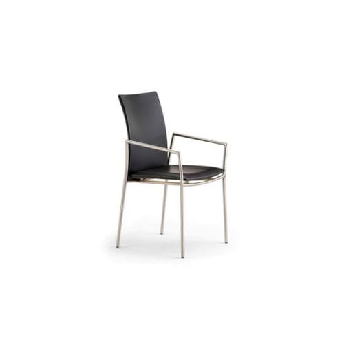 Chaise de salle à manger contemporaine - #59 - Skovby - d'intérieur / en tissu / en cuir