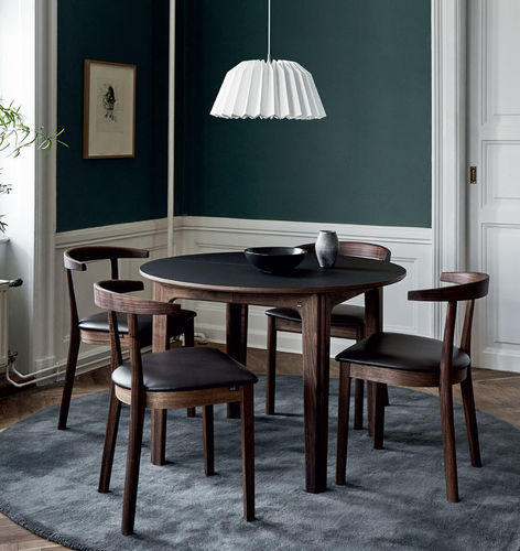 Table à manger contemporaine - #111 - Skovby - en chêne / en noyer / en bois laqué