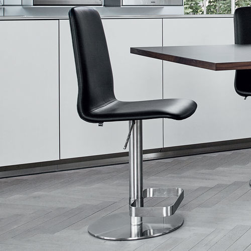 Chaise de salle à manger contemporaine - #50 - Skovby - d'intérieur / en tissu / en cuir