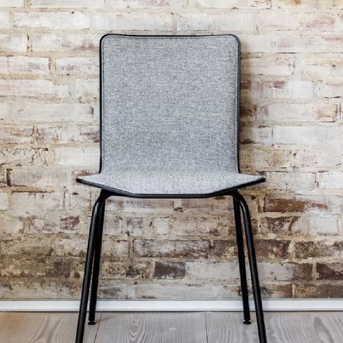 Chaise de salle à manger contemporaine - #801 - Skovby - d'intérieur / en tissu / en cuir