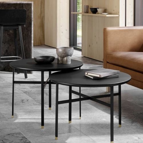 Table basse contemporaine - #241 - Skovby - en chêne / en noyer / en stratifié