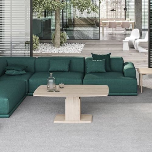 Table basse contemporaine - #242  - Skovby - en chêne / en noyer / en HPL