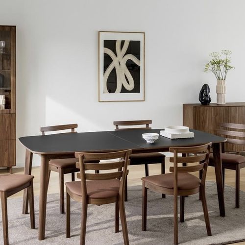 Table à manger contemporaine - #119 - Skovby - en chêne / en noyer / en bois laqué