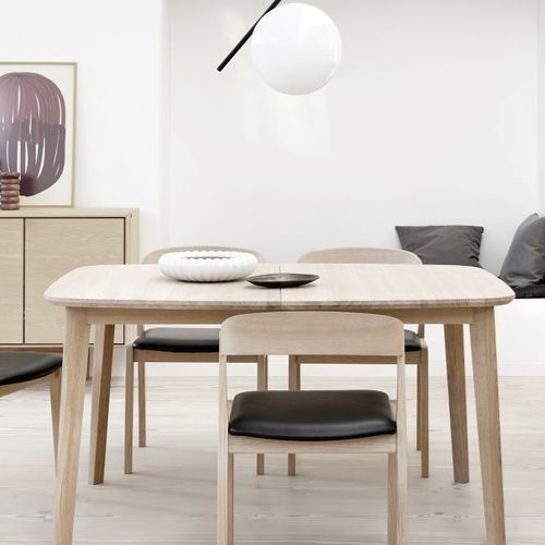 Table à manger contemporaine - #118  - Skovby - en chêne / en noyer / en bois laqué