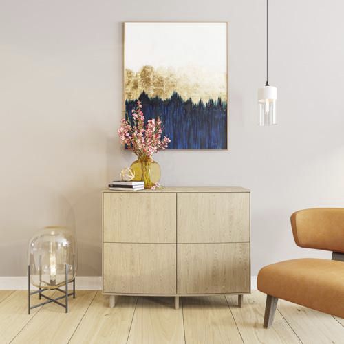 Buffet contemporain - #412 - Skovby - en chêne / en noyer / en bois massif
