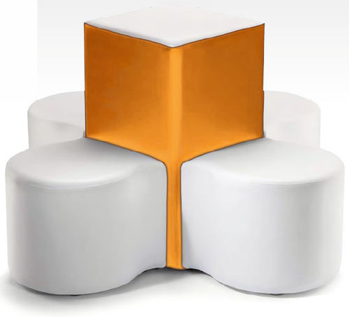 Pouf contemporain - TETRIS - CAMILLO SIRIANNI SAS - en tissu / en polyuréthane / tapissé