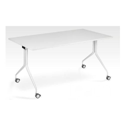 Table d'enseignement contemporaine - I.TEACH - CAMILLO SIRIANNI SAS - en polypropylène / avec piètement en métal / rectangulaire
