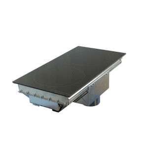 Table de cuisson à induction - GL2 6000 FLR - ADVENTYS - 2 foyers / encastrable / avec commandes tactiles