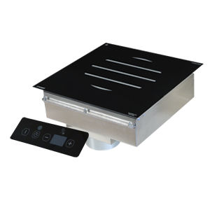 Table de cuisson vitrocéramique - GL 650 DIR - ADVENTYS - professionnelle / 1 foyer / encastrable