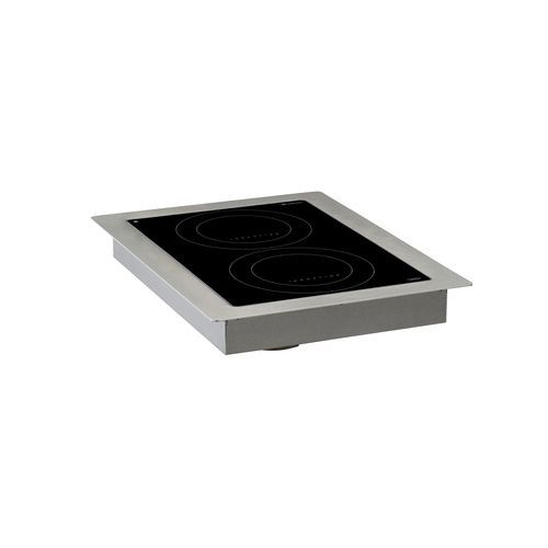 Table de cuisson vitrocéramique à induction - D2IM 6000 - ADVENTYS - professionnelle / 2 foyers / encastrable