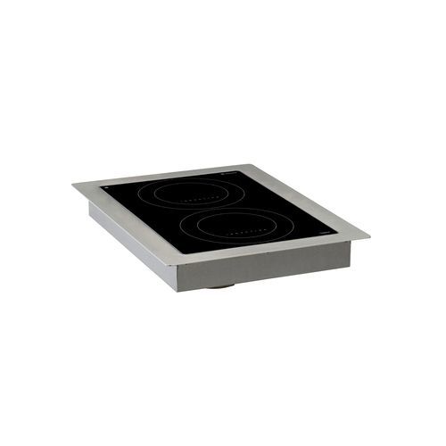 Table de cuisson vitrocéramique à induction - D2IC 6000 - ADVENTYS - professionnelle / 2 foyers / encastrable