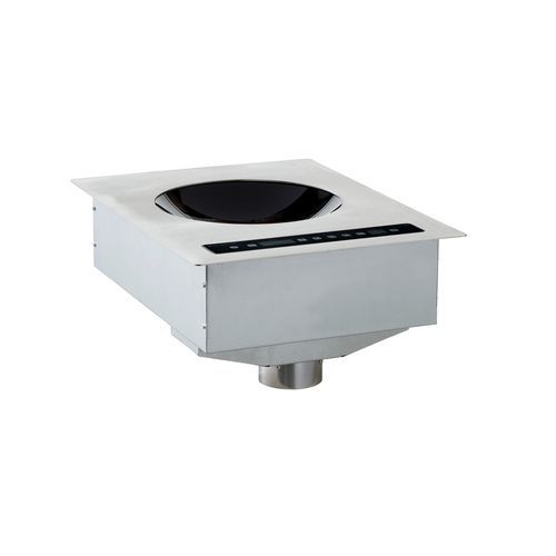 Wok vitrocéramique à induction - DTWIC 6000 - ADVENTYS - professionnel / 1 foyer / encastrable