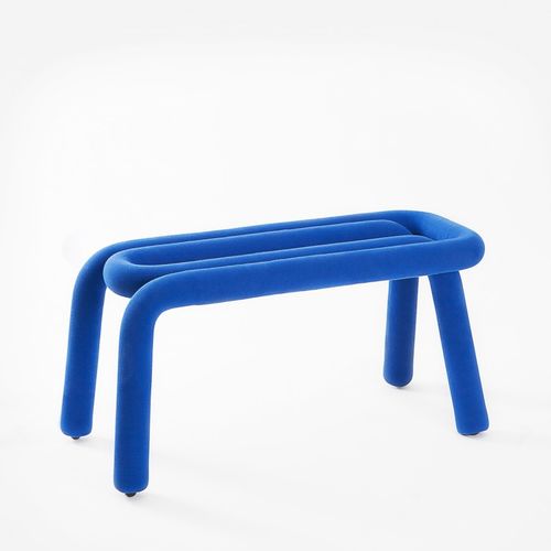 Banc contemporain - BOLD - Moustache - en acier / en mousse de polyuréthane / sans dossier