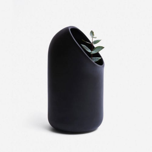 Vase contemporain - Ô - Moustache - en céramique / de terre cuite