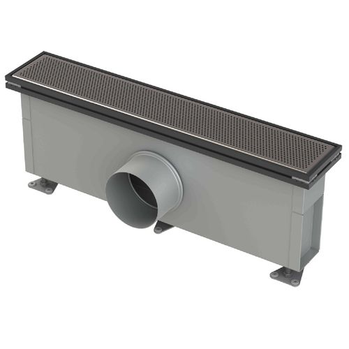 Diffuseur d'air de sol - MINOPAB - SCHAKO KG - linéaire / en métal / professionnel