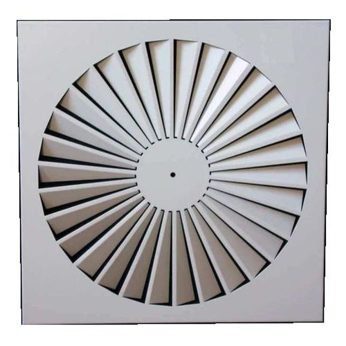Diffuseur d'air de plafond - DQF - SCHAKO KG - carré / rond / en tôle d'acier