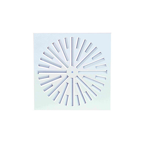 Diffuseur d'air de plafond - DO - SCHAKO KG - carré / rond / en tôle d'acier
