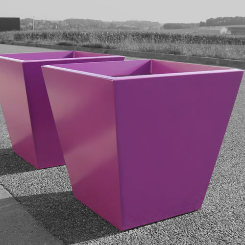 Jardinière en fibro-ciment - IPE 65 – IMAGE’IN  - ATELIER SO GREEN - carrée / sur mesure / modulable