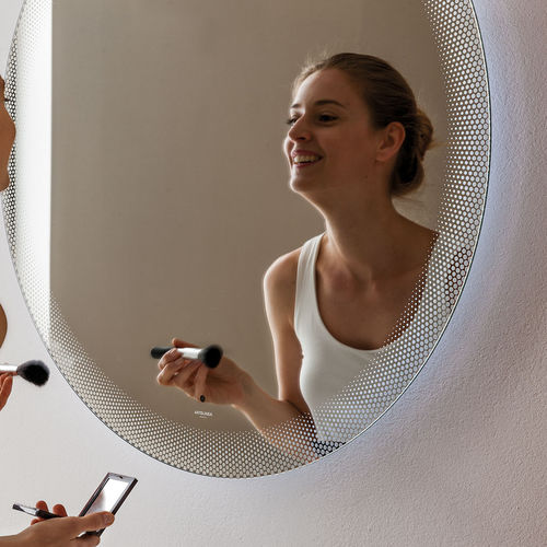 Miroir de salle de bain mural - LASER - ARTELINEA - contemporain / rectangulaire / rond