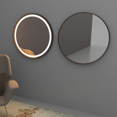Miroir de salle de bain mural - TAMA - ARTELINEA - contemporain / rond / en métal
