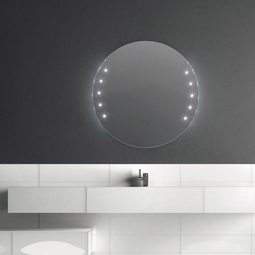 Miroir de salle de bain mural - ARGENTO - ARTELINEA - contemporain / rectangulaire / rond