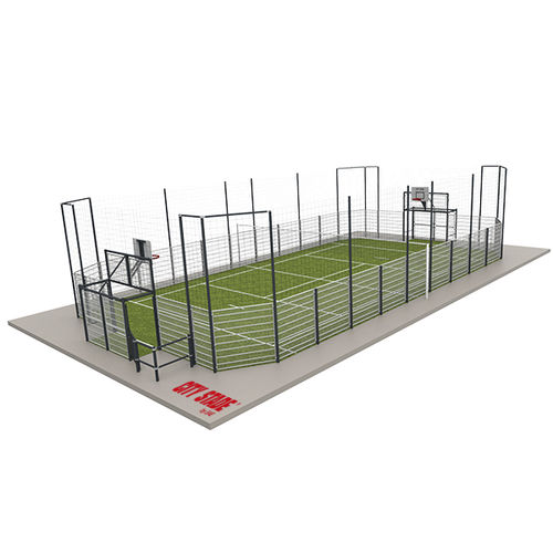 Terrain multisports pour aire de jeux - CITY PRIMA® SECURITE - GROUPE SAE - TENNIS D'AQUITAINE - pour collectivité