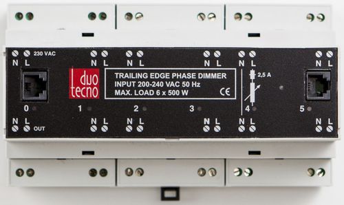 Module de contrôle d'éclairage - DT05-06TE - Duotecno - sur rail DIN